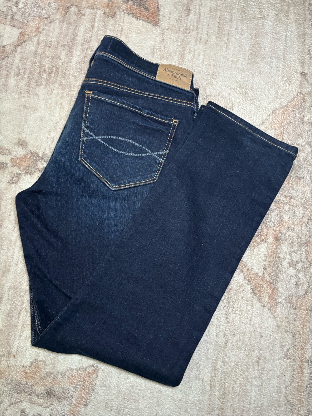 Abercrombie & Fitch Dark Wash Bootcut Stretch Jeans Women's Size 6 W28